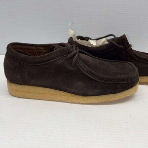 New! Mens Easy Times Brown Wallabee Oxford Suede Shoes Size 6 1/2 D